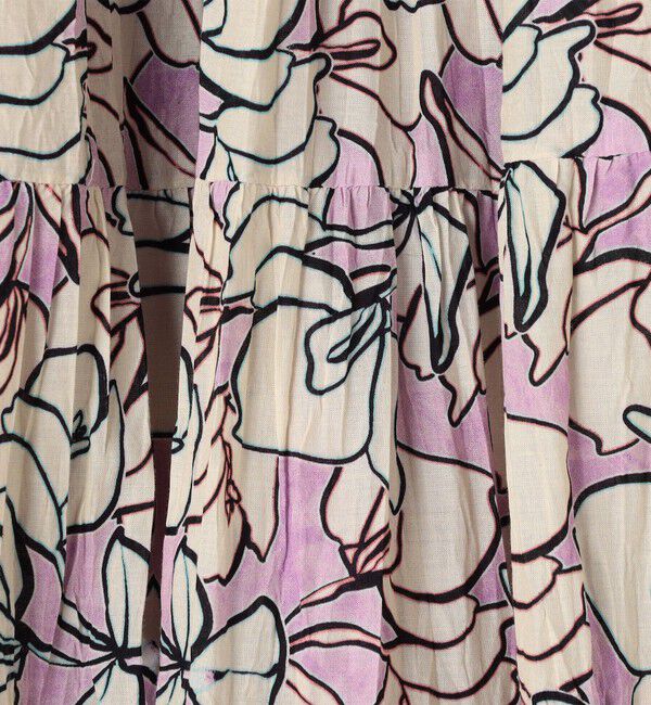 TOMORROWLAND BUYING WEAR「【別注】MARIHA Flower Poem 草原の虹のスカート」|フレア|