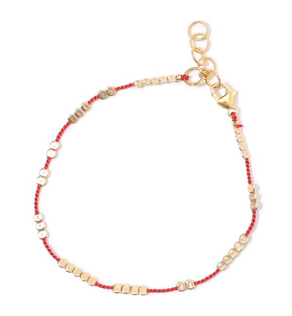 TOMORROWLAND GOODS「CATHERINE WEITZMAN Cord ブレスレット」|ブレスレット・バングル|36 レッド系