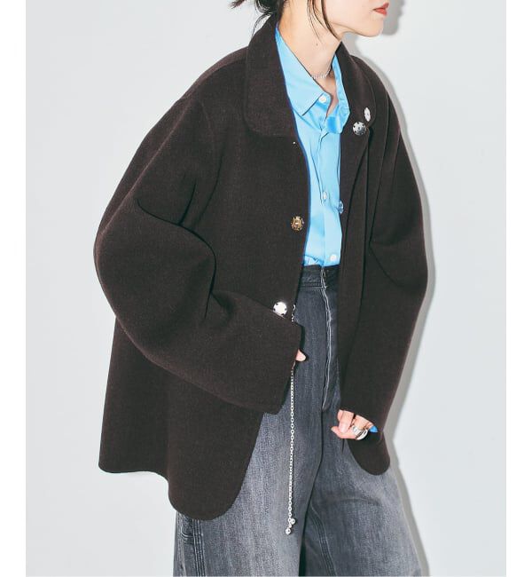  「《予約》FINE REVER SHORT コート」|その他|ブラウン B