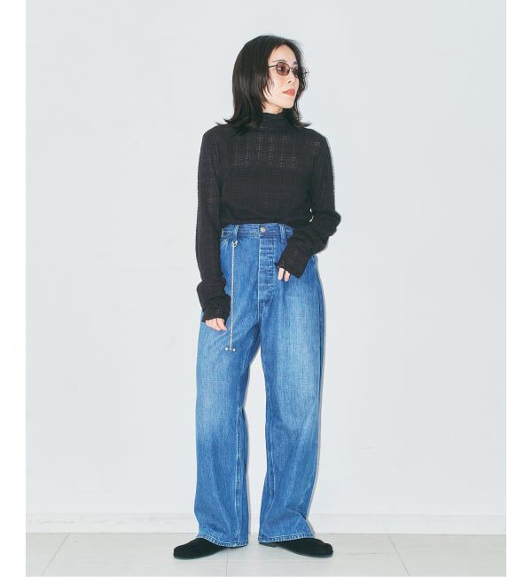  「《予約》STRETCH LACE HIGH NECK TOP：カットソー」|Tシャツ・カットソー|