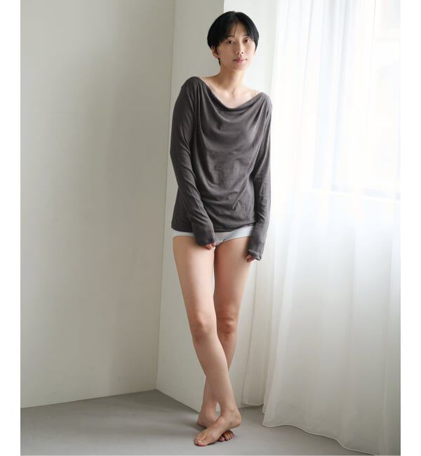 EMILYWEEK「≪予約≫ドレープギャザープルオーバー」|Tシャツ・カットソー|