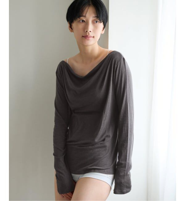 EMILYWEEK「≪予約≫ドレープギャザープルオーバー」|Tシャツ・カットソー|