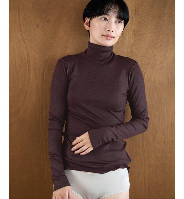 EMILYWEEK「≪予約≫Super120's ウールタートルプルオーバー」|Tシャツ・カットソー|