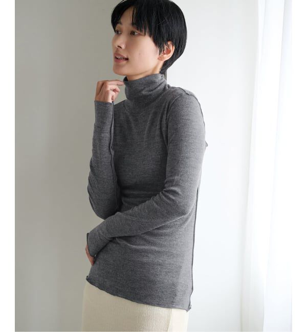 EMILYWEEK「≪予約≫Super120's ウールタートルプルオーバー」|Tシャツ・カットソー|