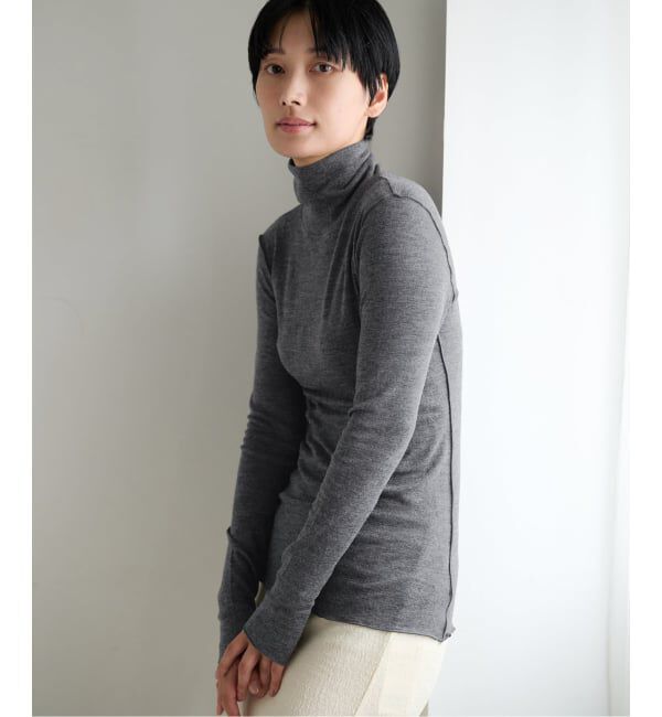 EMILYWEEK「≪予約≫Super120's ウールタートルプルオーバー」|Tシャツ・カットソー|