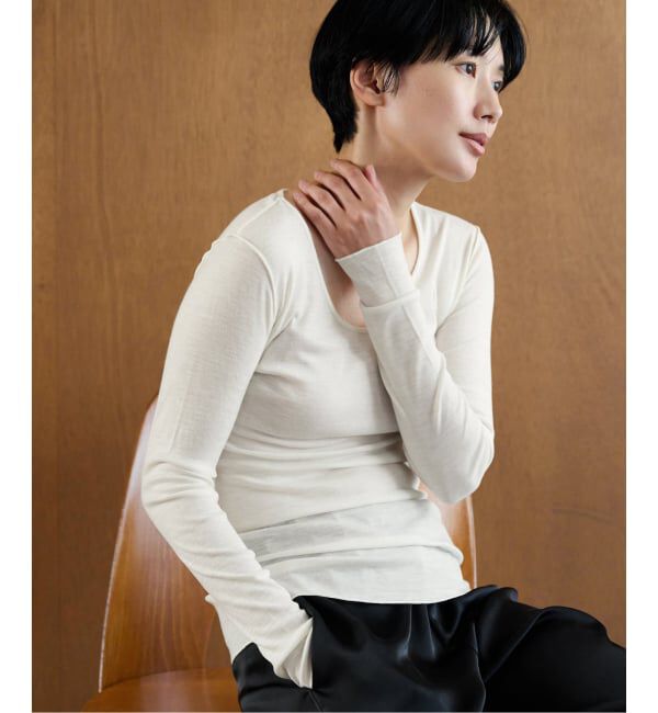 EMILYWEEK「≪予約≫Super120's 2WAYウールプルオーバー」|Tシャツ・カットソー|
