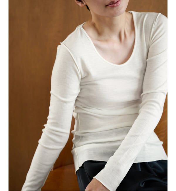 EMILYWEEK「≪予約≫Super120's 2WAYウールプルオーバー」|Tシャツ・カットソー|
