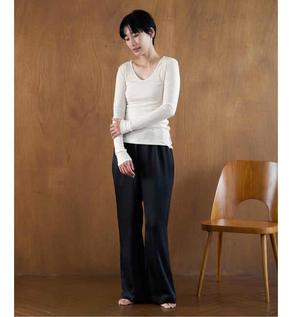 EMILYWEEK「≪予約≫Super120's 2WAYウールプルオーバー」|Tシャツ・カットソー|