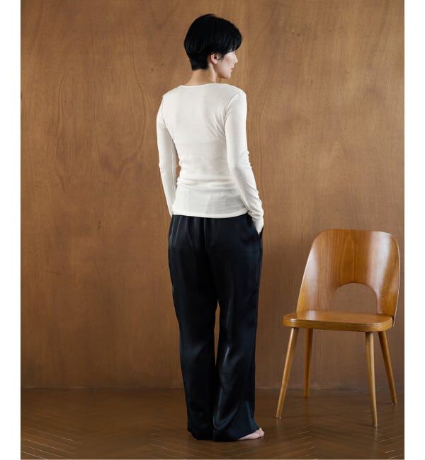 EMILYWEEK「≪予約≫Super120's 2WAYウールプルオーバー」|Tシャツ・カットソー|