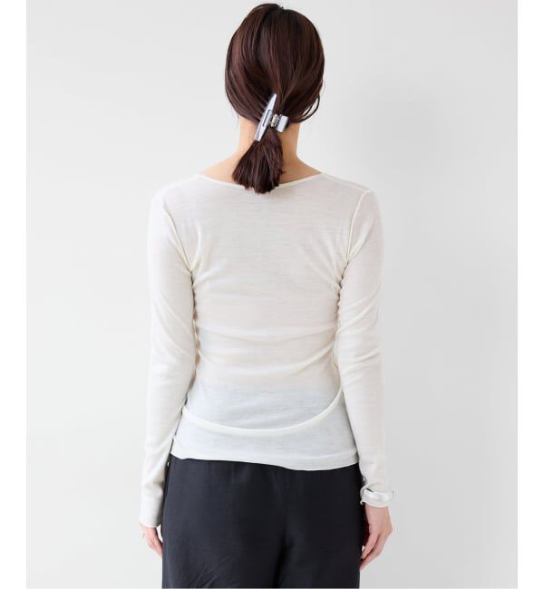 EMILYWEEK「≪予約≫Super120's 2WAYウールプルオーバー」|Tシャツ・カットソー|