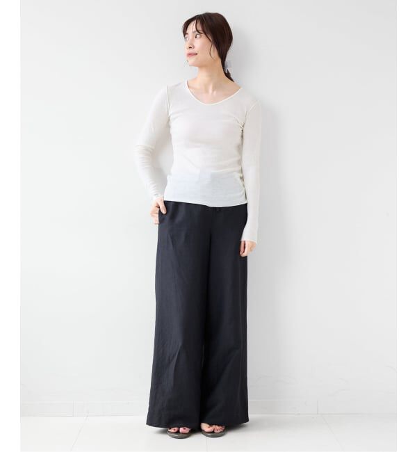 EMILYWEEK「≪予約≫Super120's 2WAYウールプルオーバー」|Tシャツ・カットソー|