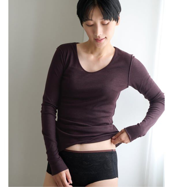 EMILYWEEK「≪予約≫Super120's 2WAYウールプルオーバー」|Tシャツ・カットソー|