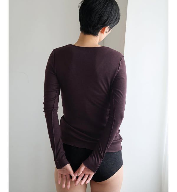 EMILYWEEK「≪予約≫Super120's 2WAYウールプルオーバー」|Tシャツ・カットソー|