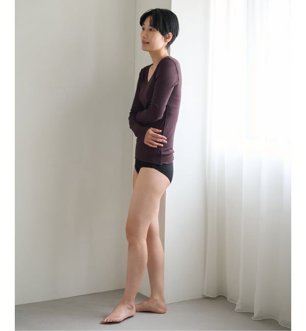 EMILYWEEK「≪予約≫Super120's 2WAYウールプルオーバー」|Tシャツ・カットソー|