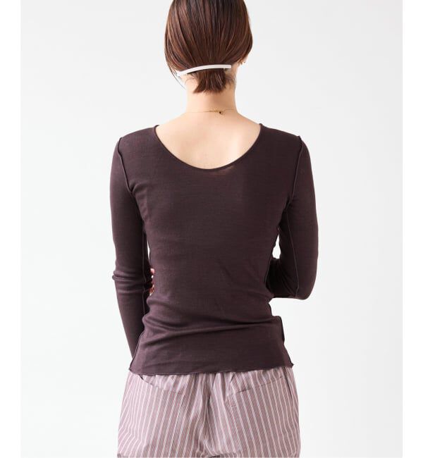 EMILYWEEK「≪予約≫Super120's 2WAYウールプルオーバー」|Tシャツ・カットソー|