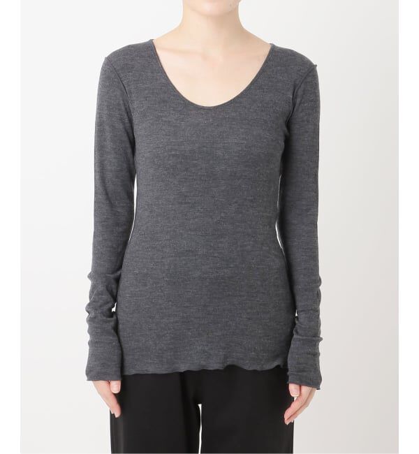 EMILYWEEK「≪予約≫Super120's 2WAYウールプルオーバー」|Tシャツ・カットソー|