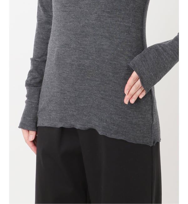 EMILYWEEK「≪予約≫Super120's 2WAYウールプルオーバー」|Tシャツ・カットソー|