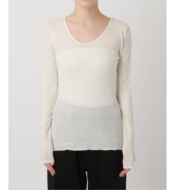 EMILYWEEK「≪予約≫Super120's 2WAYウールプルオーバー」|Tシャツ・カットソー|