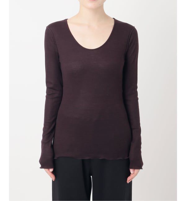 EMILYWEEK「≪予約≫Super120's 2WAYウールプルオーバー」|Tシャツ・カットソー|