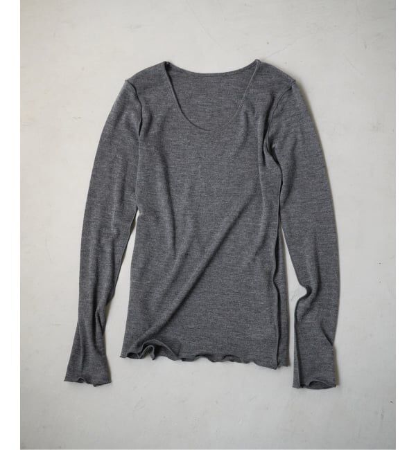 EMILYWEEK「≪予約≫Super120's 2WAYウールプルオーバー」|Tシャツ・カットソー|
