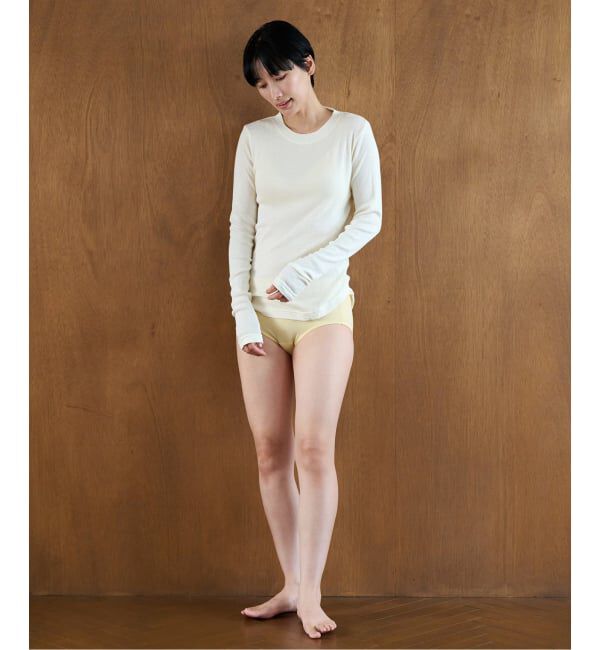 EMILYWEEK「《追加2/予約》コットンカシミヤ テレコクループルオーバー」|Tシャツ・カットソー|