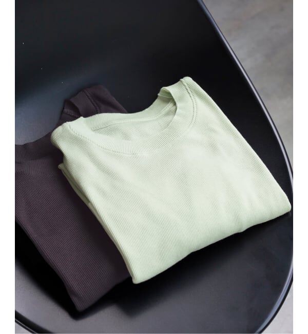 EMILYWEEK「《追加2/予約》コットンカシミヤ テレコクループルオーバー」|Tシャツ・カットソー|