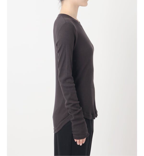EMILYWEEK「《追加2/予約》コットンカシミヤ テレコクループルオーバー」|Tシャツ・カットソー|