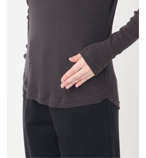 EMILYWEEK「《追加2/予約》コットンカシミヤ テレコクループルオーバー」|Tシャツ・カットソー|