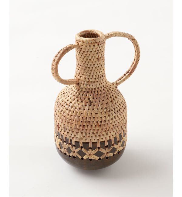 journal standard Furniture「MIX WOVEN VASE HANDLE 17　フラワーベース」|その他|