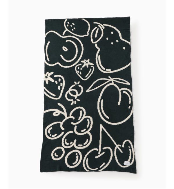 journal standard Furniture「《予約》CHENILLE YARN FRUITS BLANKET L　ブランケット」|ブランケット|