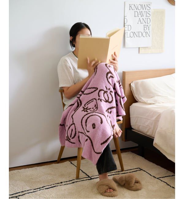 journal standard Furniture「《予約》CHENILLE YARN FRUITS BLANKET S　ブランケット」|ブランケット|