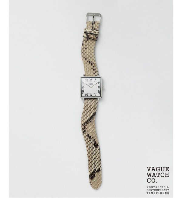 HIROB「《予約》VAGUE WATCH CO. Carre 28mm heavy wavy SS」|腕時計|シルバー