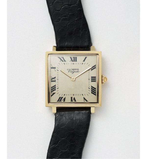 HIROB「《予約》VAGUE WATCH CO. Carre 28mm heavy wavy YG」|腕時計|
