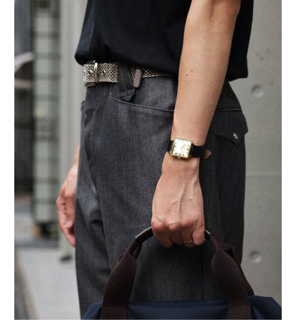 HIROB「《予約》VAGUE WATCH CO. Carre 28mm heavy wavy YG」|腕時計|