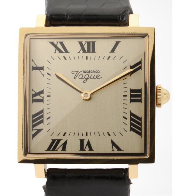 HIROB「《予約》VAGUE WATCH CO. Carre 28mm heavy wavy YG」|腕時計|