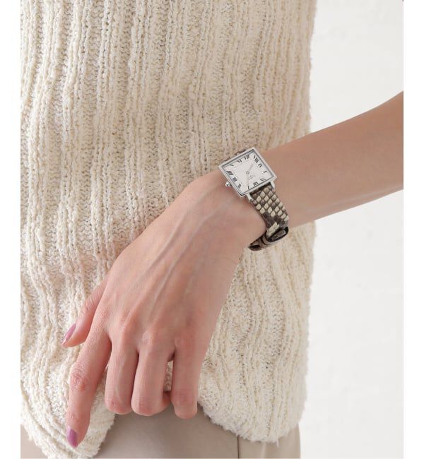 HIROB「《予約》VAGUE WATCH CO. Carre 25mm heavy wavy SS」|腕時計|