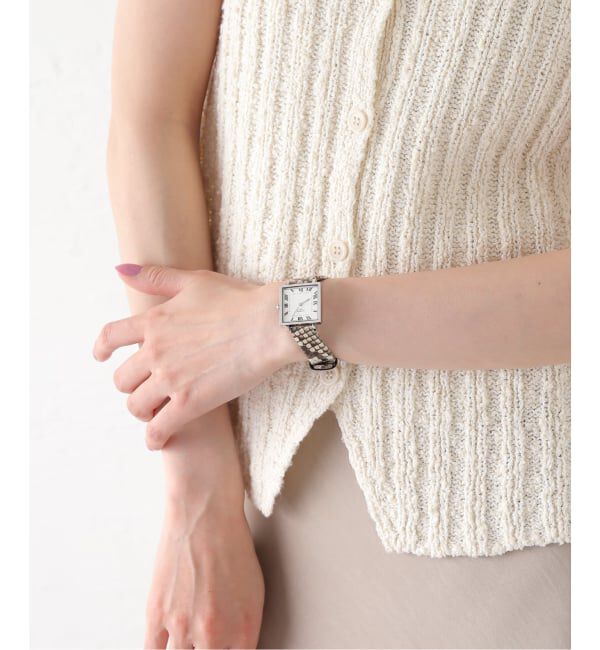 HIROB「《予約》VAGUE WATCH CO. Carre 25mm heavy wavy SS」|腕時計|