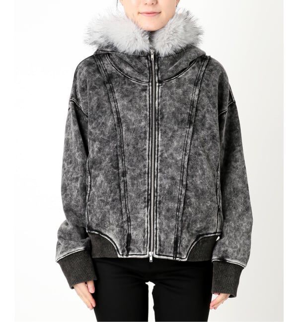 JOINT WORKS「≪予約≫2Way ファージップパーカー / J Faux Fur Zip Hoodie」|パーカー|