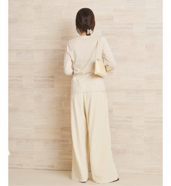Plage「Open collar ロンT」|Tシャツ・カットソー|