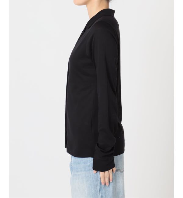 Plage「Open collar ロンT」|Tシャツ・カットソー|