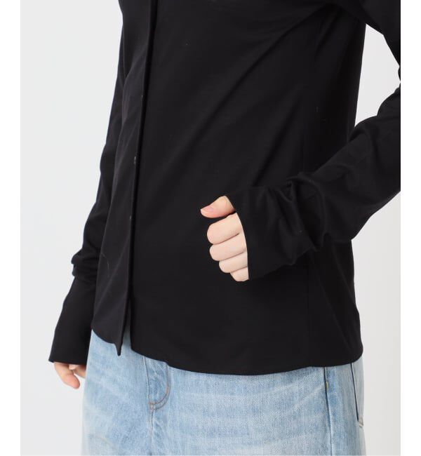 Plage「Open collar ロンT」|Tシャツ・カットソー|