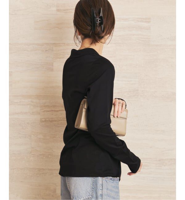 Plage「Open collar ロンT」|Tシャツ・カットソー|