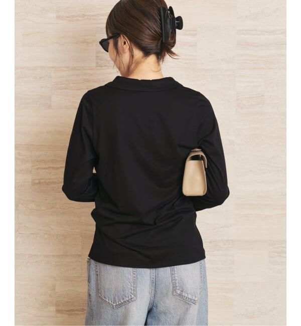 Plage「Open collar ロンT」|Tシャツ・カットソー|