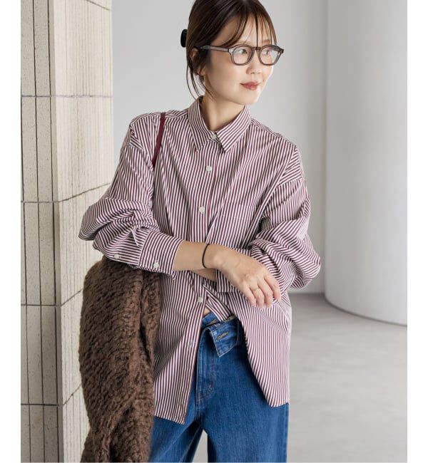 Plage「《追加予約》boys washer stripe シャツ」|シャツ・ブラウス|