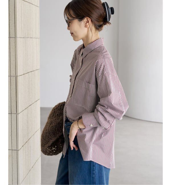 Plage「《追加予約》boys washer stripe シャツ」|シャツ・ブラウス|