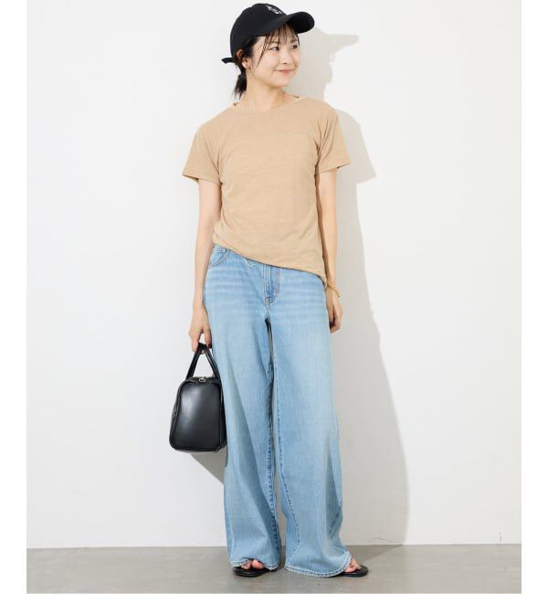 SLOBE IENA「《追加》スラブ5分袖TEE」|Tシャツ・カットソー|