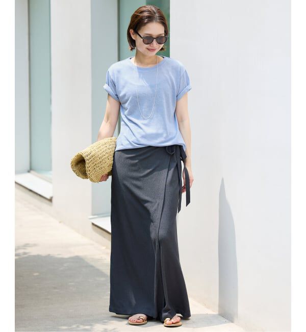 SLOBE IENA「《追加》スラブ5分袖TEE」|Tシャツ・カットソー|