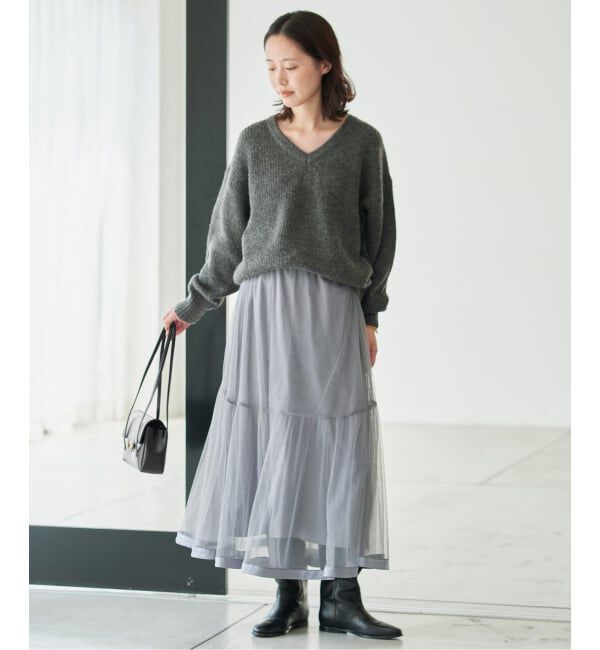 SLOBE IENA「《予約》SLOBE レザーフラップショルダーバッグ」|ショルダー・メッセンジャー|