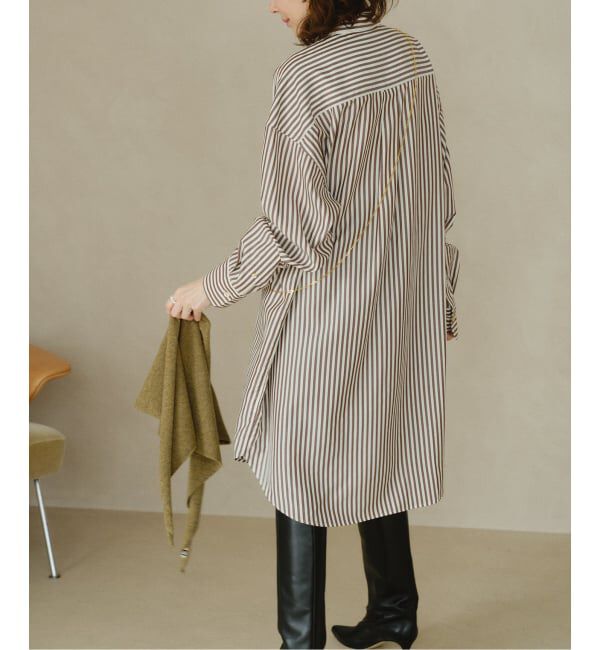 VERMEIL par iena「《予約》ロングシャツ」|シャツ・ブラウス|