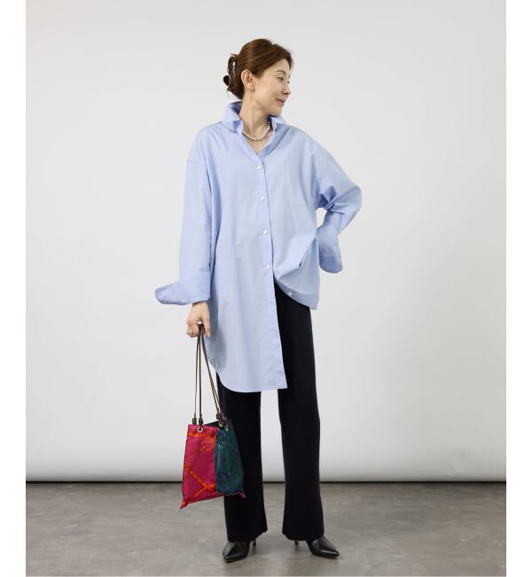 VERMEIL par iena「《予約》ロングシャツ」|シャツ・ブラウス|